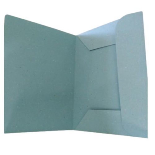 BREFIOCART MANILLA CARTELLINE 3 LEMBI IN CARTONCINO 190 GR 250X330MM COL. AZZURRO CONF 50 Pz.